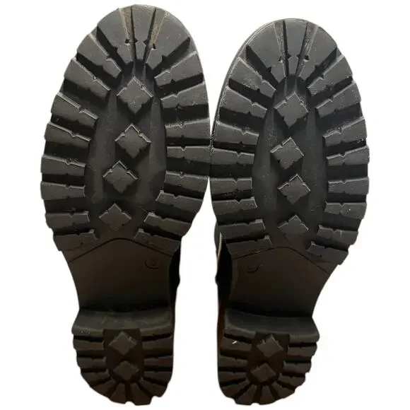 DIRTY LAUNDRY Monet Chelsea Boots Women's 8 Black Platform Rugged Lug Sole READ - Picture 10 of 12